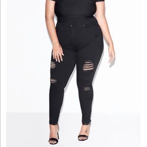 NWT Good American Good Legs Black Jeans